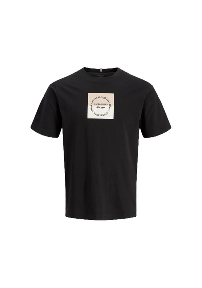 Jack & Jones Jack&jones Jorcatskills Square Branding Erkek T-shirt 12290856 Siyah