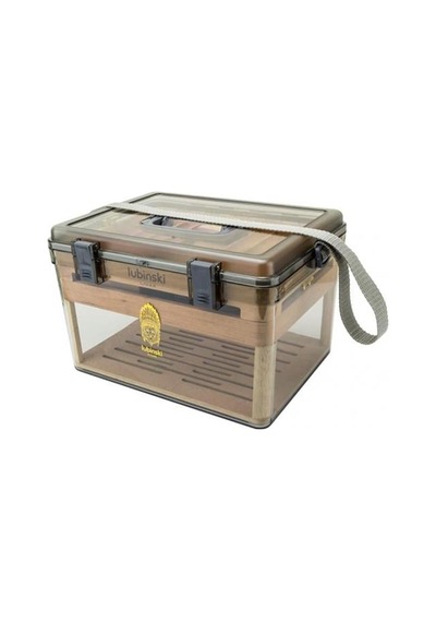 Lubinski Plexi -sedir Şeffaf Puro Kutusu Humidor 100s Lb-019