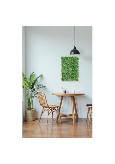 Tr Yapay Çiçek Duvar Kaplama Panel Şimşir Tabaka 40x60 Cm Yeşil Dikey Bahçe Kontef Diğer