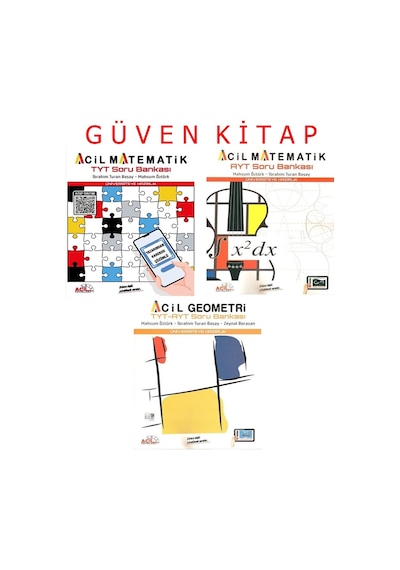 Acil Yayınları Tyt - Ayt Matematik Geometri Soru Bankası Seti