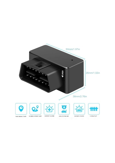 Secumore Cy01 Obd Tak Çalıştır Araç Takip Cihazı