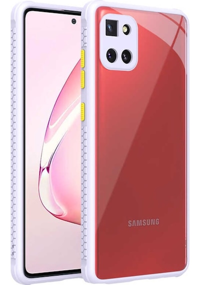 Samsung Uyumlu Galaxy Note 10 Lite Kilif Korumali Arkasi Seffaf Kapak 463619507