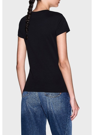 Armani Exchange Bayan T Shirt Xw002106 Af10356 Uc001 Siyah Siyah