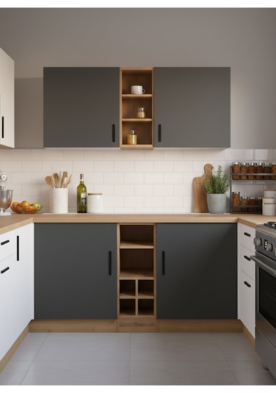 Ayza 4 Kapaklı Çok Amaçlı Dolap-mutfak Dolabı-mikrodalga-erzak-airfryer-kiler Dolabı-kahve Köşesi Antrasit - Atlantik Çam Ayza 4 Kapaklı Çok Amaçlı Dolap-mutfak Dolabı-mikrodalga-erzak-airfryer-kiler Dolabı-kahve Köşesi Antrasit - Atlantik Çam