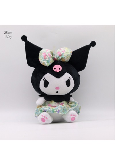 Mengtuo Kuromi Peluş Oyuncak Kısa Peluş Çizgi Film Bebeği Pembe Top Kuromi