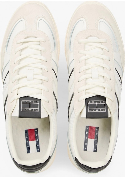 Tommy Hilfiger The Greenwich Edge Karışık Dokulu Erkek Beyaz Sneaker Em0em016720k9 Beyaz