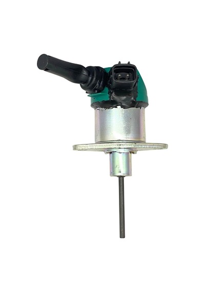 12v Stop Selenoidi Kulaklı Soketli 2 Fiş Uzun Mil Kubota-man
