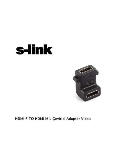 S-Link Hdmı Dişi To Hdmı Erkek L Çevirici Hdmı 90 Derece Ek Apara (241508717)