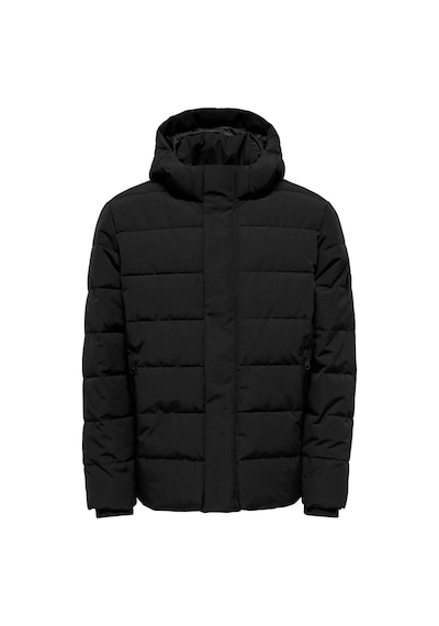 Only Onscayson Puffa Otw Erkek Günlük Mont 22019598-Black Siyah