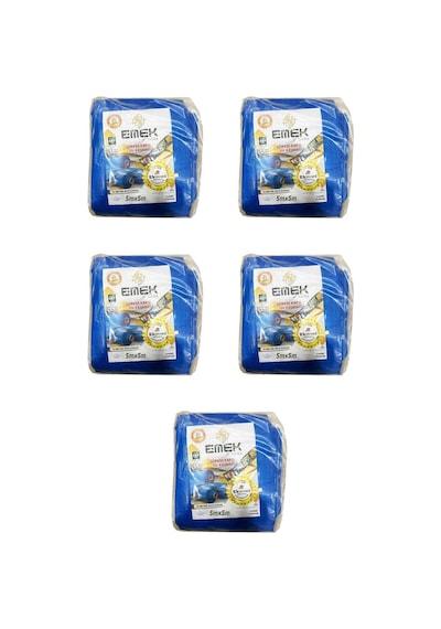 Emek Çadır Kumaşı Branda Tente Uv Güneşlik Gölgelik Koruma Yağmur Su Geçirmez - 5x5 Metre - 5 Paket