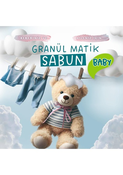 Hacı Şakir Granül Matik Sabun Otomatik Makineler İçin Sabun 25 Yıkama 1 X 1000 G Diğer