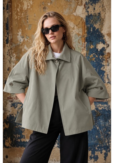 Genel Markalar Kadın Panço Trençkot Oversize Rahat Kesim Standart Beden 38-46 Uyumlu Ekru Ekru Genel Markalar Kadın Panço Trençkot Oversize Rahat Kesim Standart Beden 38-46 Uyumlu Ekru Ekru