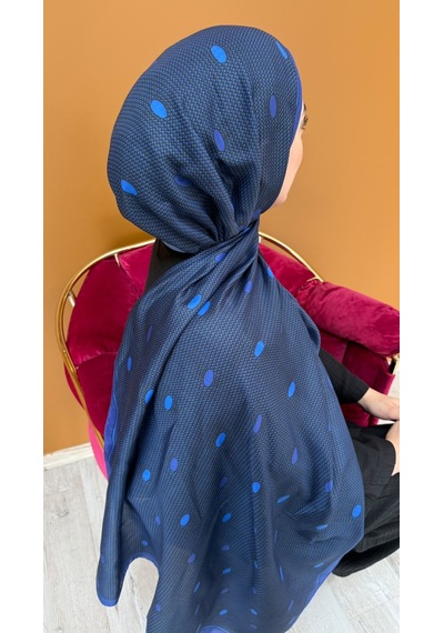 Mimiyum Puantiye Desen-soft Şal - Model 7 Çok Renkli