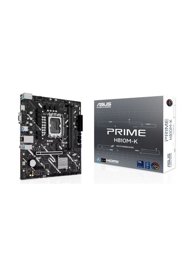 Asus Prıme H810m-k Ddr5 6400mt/s 1xvga 1xhdmı 1xm.2 1851p Matx Intel Ultra Processors Serıes 2 -220225