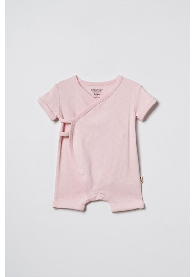 Babycosy Organic Wear %100 Organik Pamuk,2'li Kruvaze Kısa Kollu Bebek Tulum Little Princess Yazlık Kız Bebek Tulum Pembe Babycosy Organic Wear %100 Organik Pamuk,2'li Kruvaze Kısa Kollu Bebek Tulum Little Princess Yazlık Kız Bebek Tulum Pembe