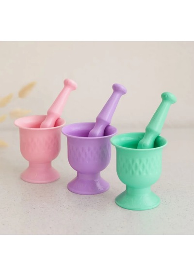 Jenerik Renkli Plastik Havan Sarımsak Dövecek