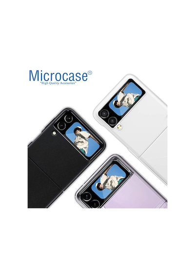 Microcase Samsung Uyumlu Galaxy Z Flip 3 Kamera Camı Lens Koruyucu Cam