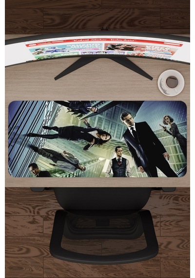 Inception Christopher Nolan V1 70x30 Xl Gaming Kauçuk Kaymaz Taban Mouse Pad Fare Altlığı