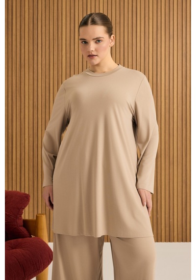 Aker Rayon Pijama Üstü Camel Camel