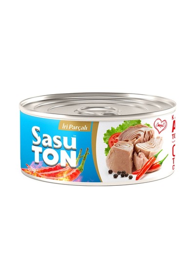 Sasu Blue Acılı Ton Balığı İri Parçalı 12 x 160 G