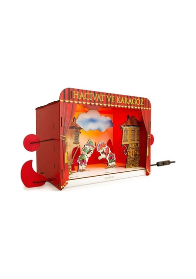Woodact Hacivat Ve Karagöz Drama Oyun Sahnesi & Gece Lambası - 26515810