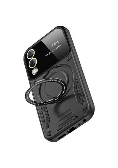 Galaxy Uyumlu S25 Edge Kılıf Joy Lens Standlı Kapak