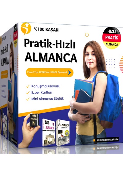 Pratik Hızlı Almanca Eğitim Seti 3 Kitap