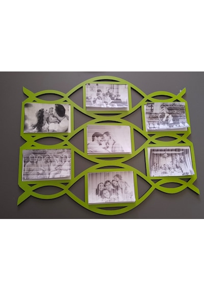 Anneye En Güzel Hediye Modern Çoklu Çerçeve 7 Fotoğraflık Renk