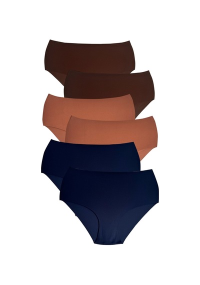 Alya Underwear Kadın Dikişsiz Külot Lazer Kesim Yüksek Bel İz Yapmayan Büyük Beden Hayalet Külot İzbırakmaz 6'lı Paket Kiremit - Kahve - Lacivert Alya Underwear Kadın Dikişsiz Külot Lazer Kesim Yüksek Bel İz Yapmayan Büyük Beden Hayalet Külot İzbırakmaz 6'lı Paket Kiremit - Kahve - Lacivert