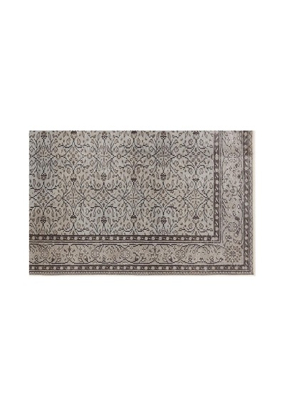 El Dokuması Vintage Yün-pamuk Mavi Halı 7519 150 X 268 Cm
