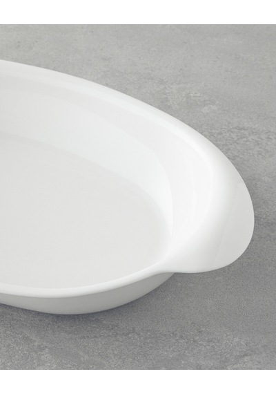 Elise Porselen Fırın Kabı 36 Cm Beyaz