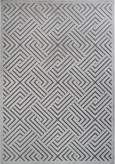 Kaşmir Halı 7/24 İskandinav Olav Gri 160x230 Cm 1gri