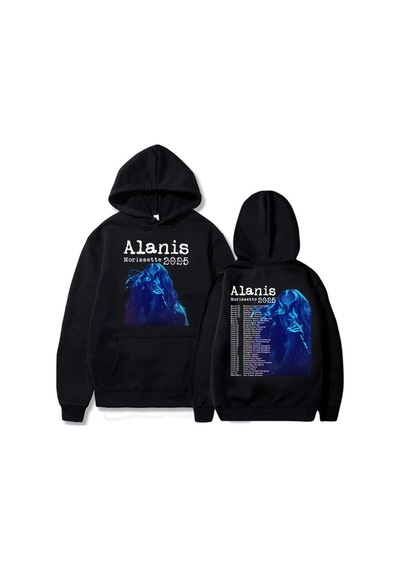 Startmore Gri Alanis Morissette Dünya Turu Kıcı Grafik Sudaderas Con Siyah