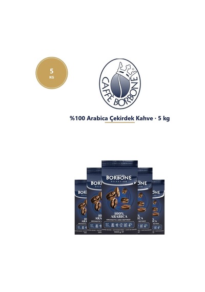 Caffe Borbone Arabica 5 Kg Çekirdek Kahve - Profesyonel İşletme Fırsatı