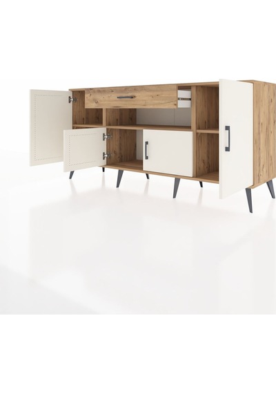 Hyperion Konsol 3 Raflı Tek Çekmeceli 4 Kapaklı 176x44x83 Çam-aytaşı/çam Aytaşı/çam Hyperion Konsol 3 Raflı Tek Çekmeceli 4 Kapaklı 176x44x83 Çam-aytaşı/çam Aytaşı/çam