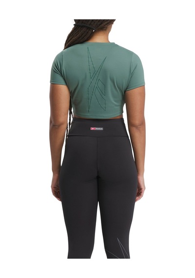 Reebok Lux Bold Crop Tee Pastel Yesıl Kadın Kısa Kol T-shirt 000000000101696388 Yeşil