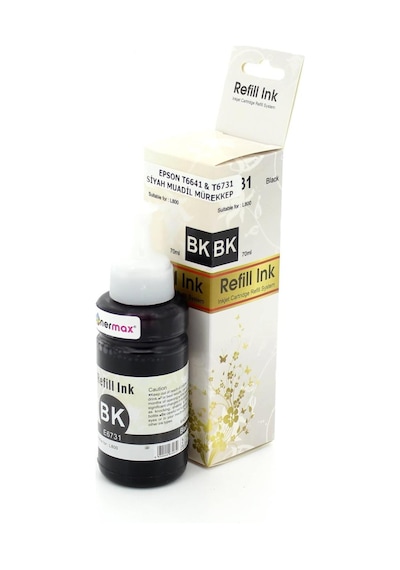 Epson T6731 Siyah Uyumlu Mürekkep Tüpü 70Ml/ L800 / L805 / L810 /