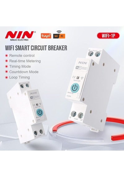 Akıllı Wi-fi Sigorta - Uzaktan Kumandalı Akım Ve Enerji Ölçer Otomat 63a