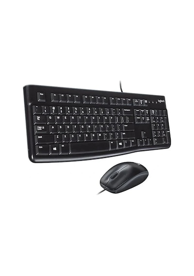 Logitech Mk120 Usb Q Siyah Kablolu Klavye + Mouse Set Optik