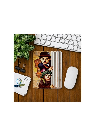 Charles Chaplin Baskılı Oyuncu Mousepad 054