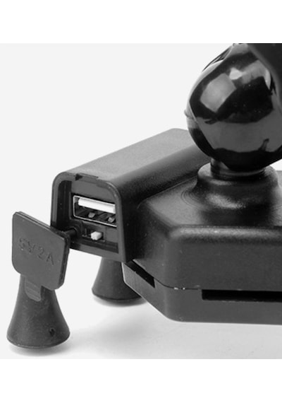 Motosiklet Usb Şarj Ve Telefon Tutucu Gidon Bağlamalı 2.1A Hızlı N11.3830