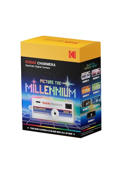 Kodak Charmera Anahtarlık Dijital Kamera Kör Kutusu - Mıllennıum Tek Kutu 1 Adet - Mini Kamera,digicam,video Kaydı,çanta Charm,1.6 Megapiksel,micro Sd Kart Yuvası