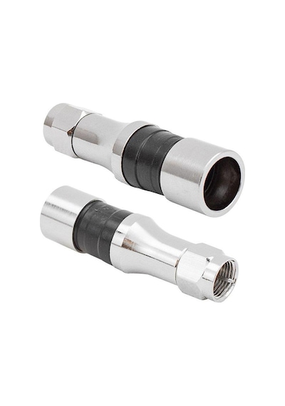 Erkek Sıkmalı Rg11 F Konnektör Compressıon Ctf111 Boğazlı İğneli