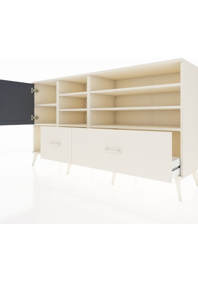 Hyperion Konsol 8 Raflı 2 Çekmeceli Tek Kapaklı 176x44x99 Aytaşı Aytaşı-antrasit/aytaşı Hyperion Konsol 8 Raflı 2 Çekmeceli Tek Kapaklı 176x44x99 Aytaşı Aytaşı-antrasit/aytaşı