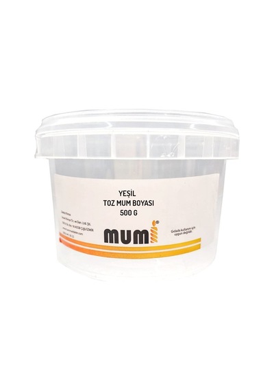 Toz Mum Boyası Yeşil 500 G