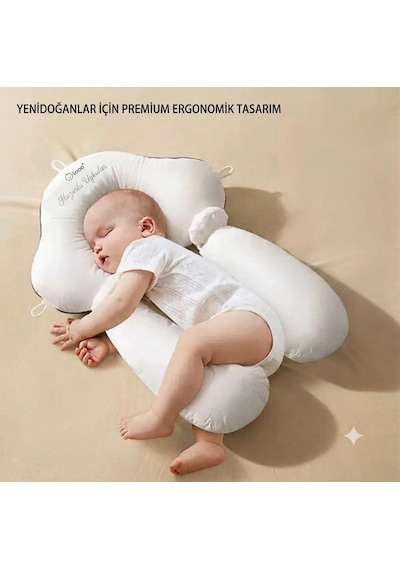 Bebek Güvenli Yatış Yastığı, Kafa Ve Vucut Şekillendirici Yastık