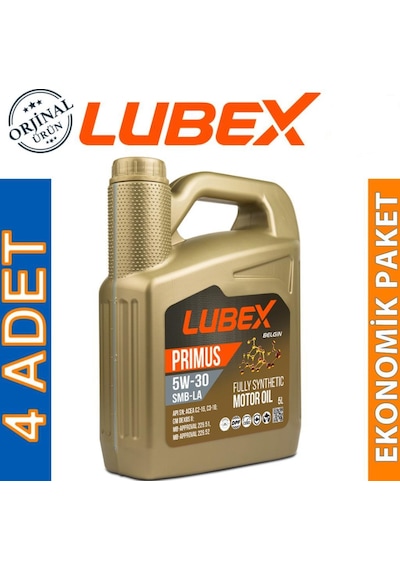 Lubex Primus Smb-La 5W-30 Motor Yağı 4 x 5 L