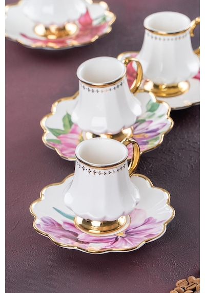 Acar Sofiya 6 Kişilik Kahve Fincanı Takımı - 90 Ml