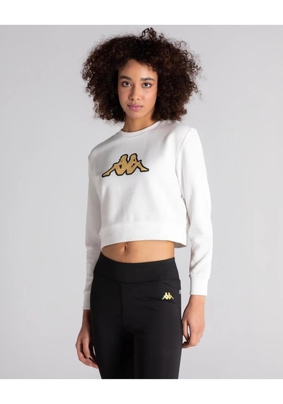 Kappa 341l6rw001 Logo Bautista Kadın Sweatshirt 001