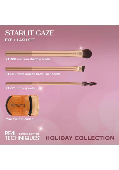 Lexroo Rt-7210 Starlit Gaze Eye And Lash Limited Edition Göz Ve Kirpik Makyaj Fırça Seti